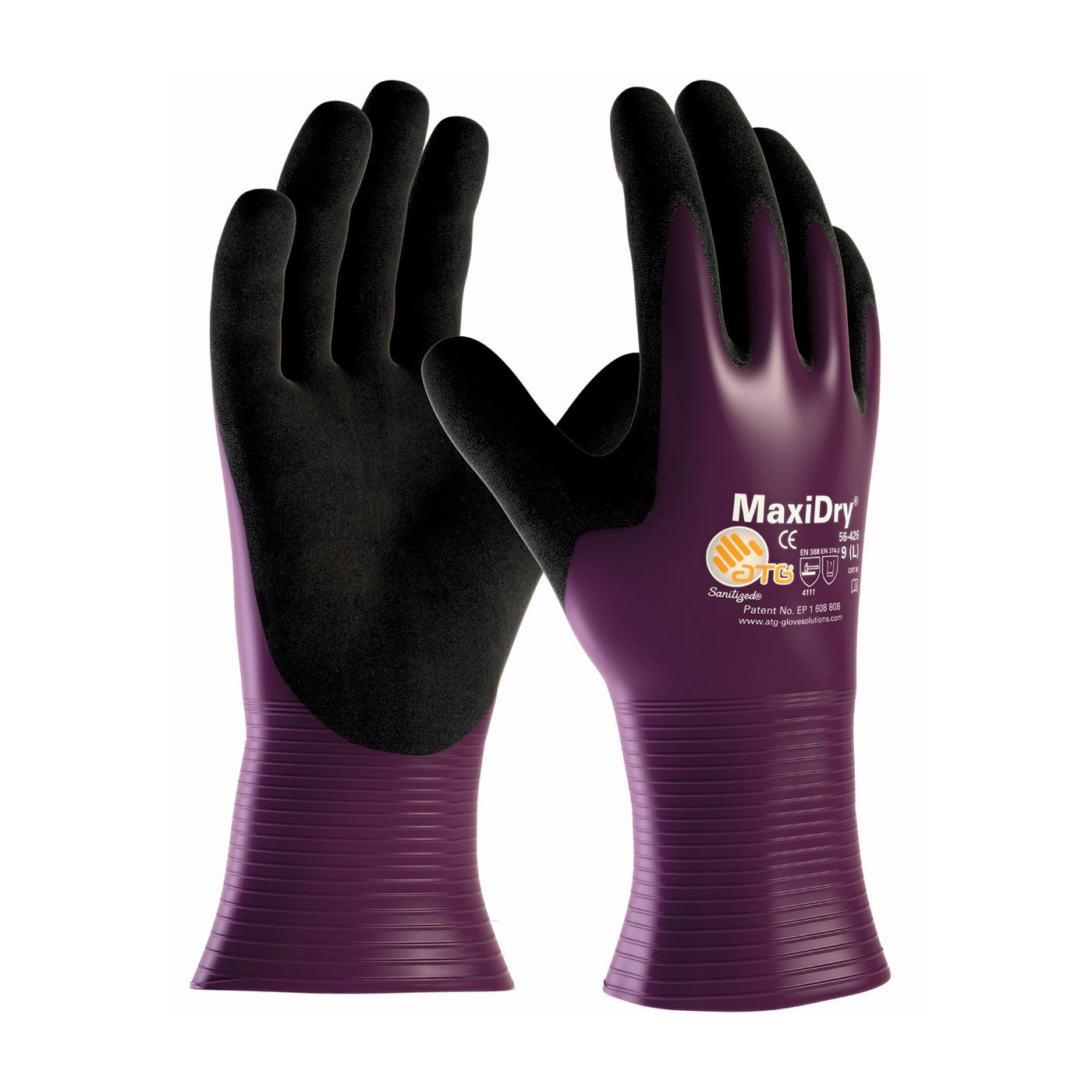 ATG MAXIDRY FULLY DIPPED NITRILE - Tagged Gloves